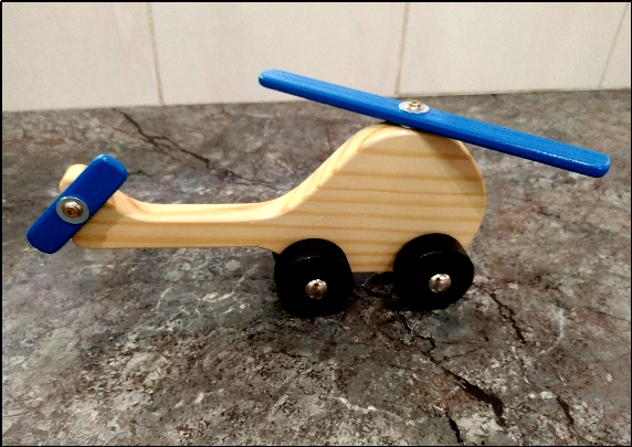 Wooden Helicopter