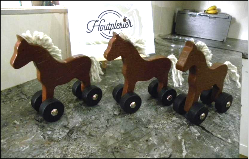 Wooden Horse on wheels