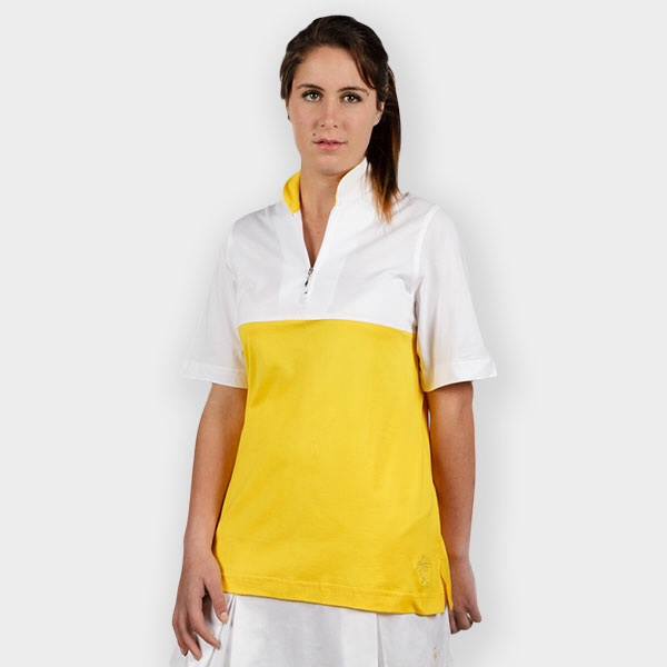 Versatile Shirt - White and Yellow