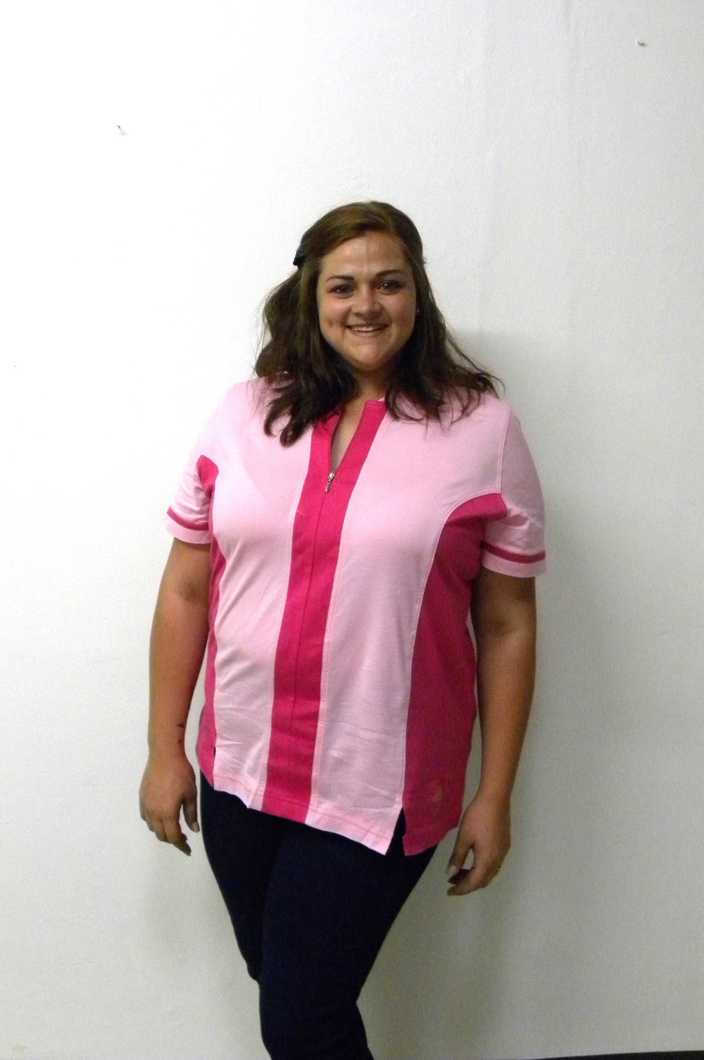 Leisure Shirt - Light and Dark Pink
