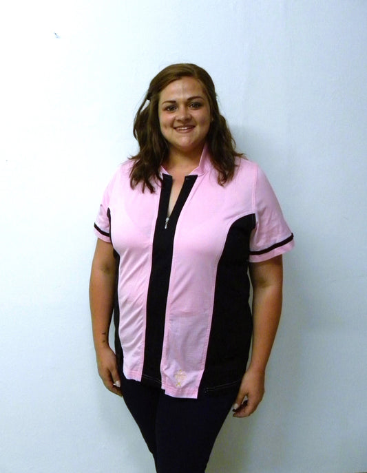 Leisure Shirt - Pink and Navy