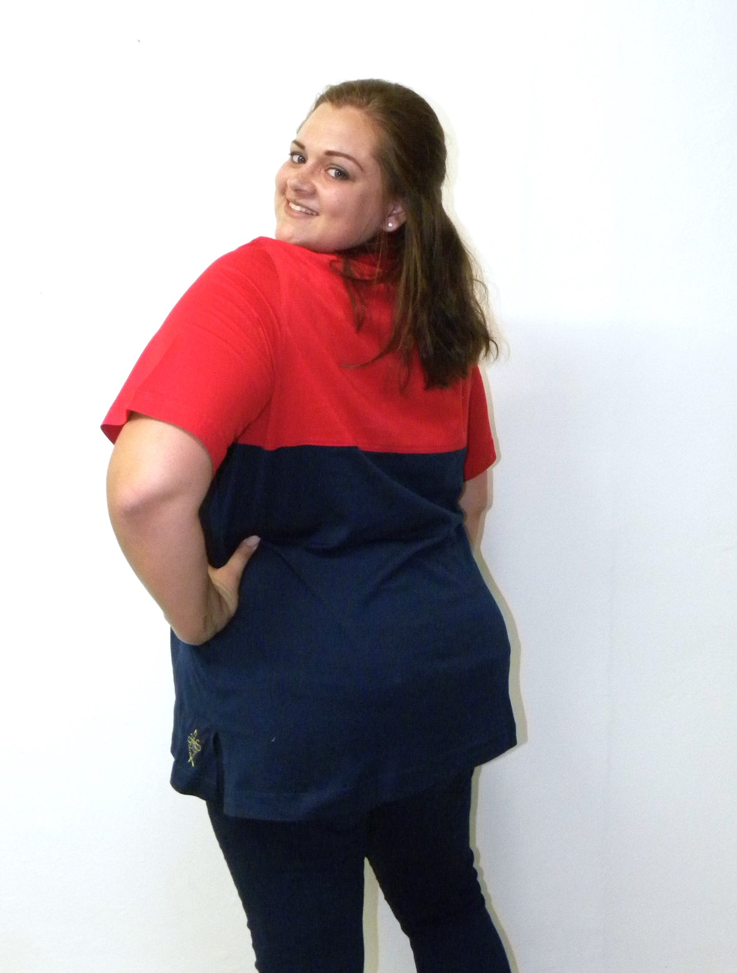 Versatile Shirt - Red and Navy