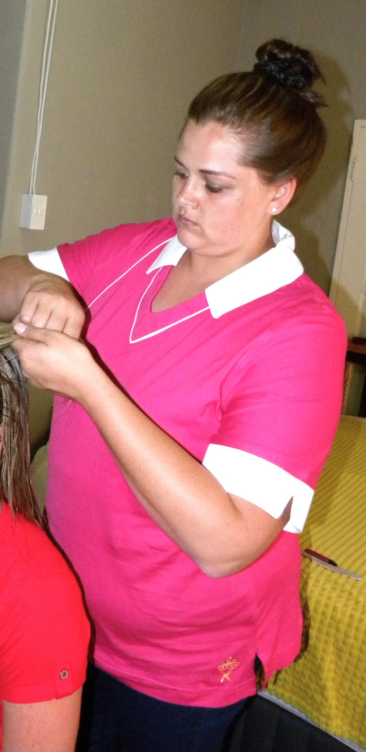 Classic Shirt - Pink and White