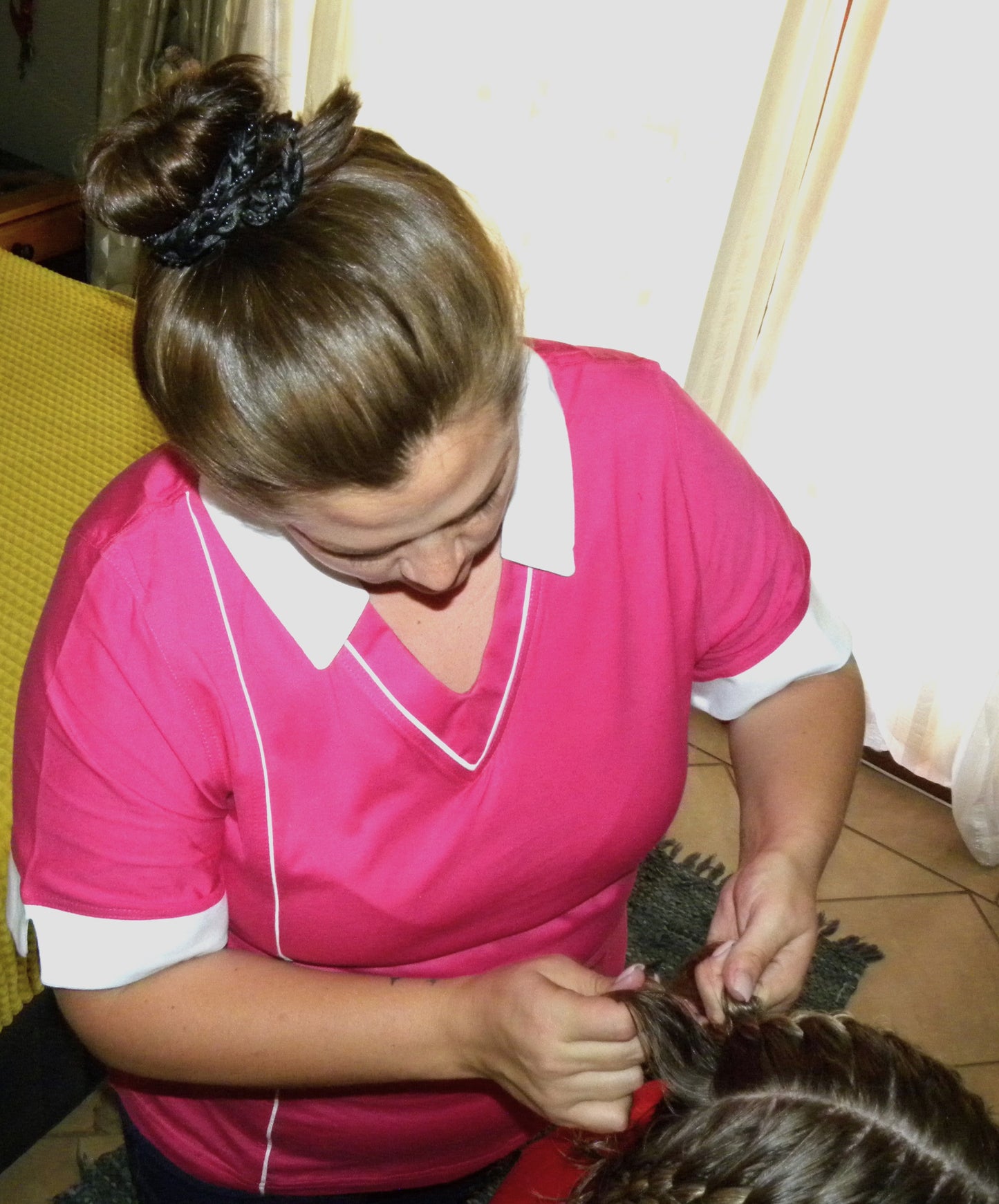 Classic Shirt - Pink and White