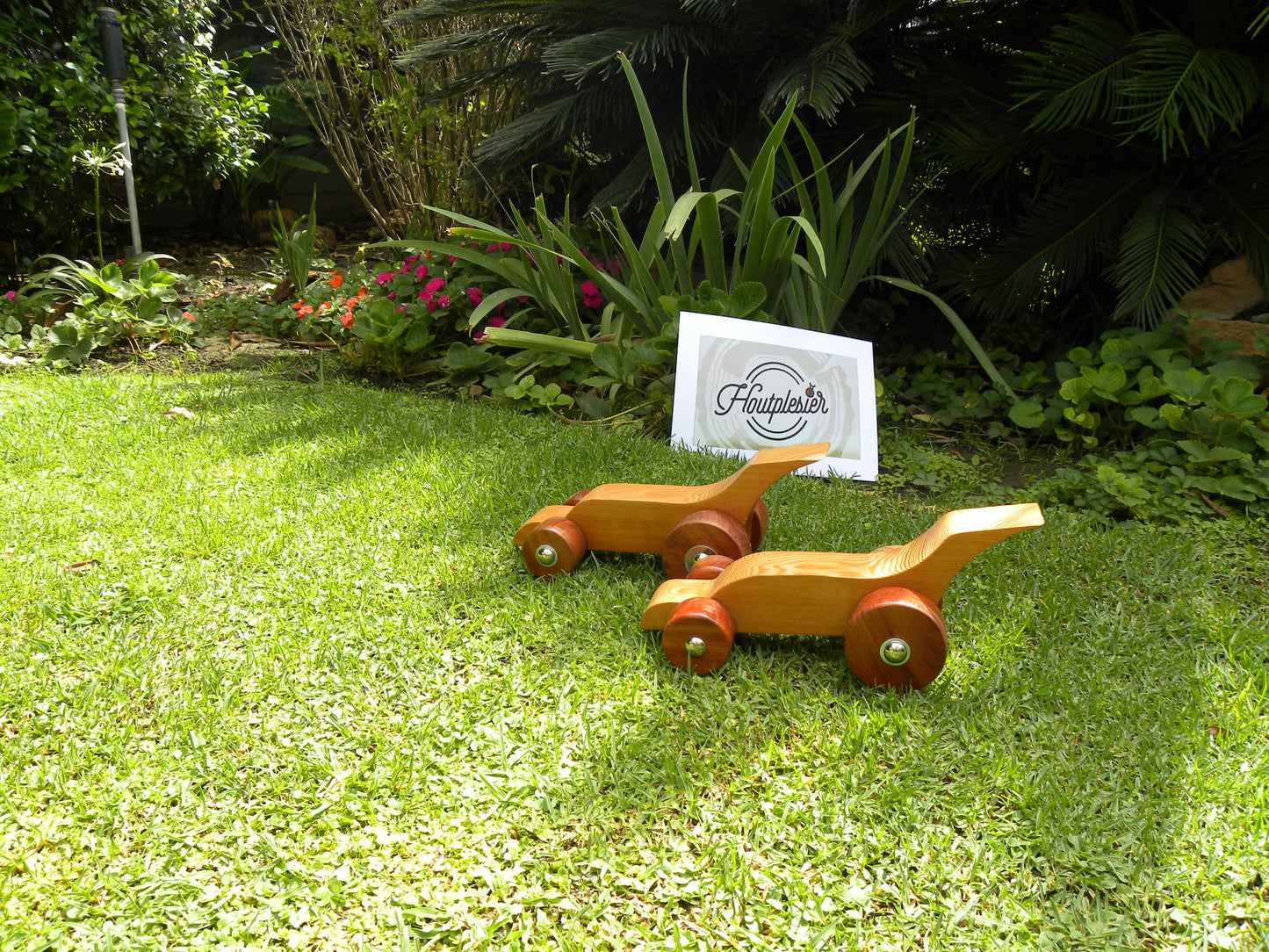Wooden Racing Car - Fancy; Larger