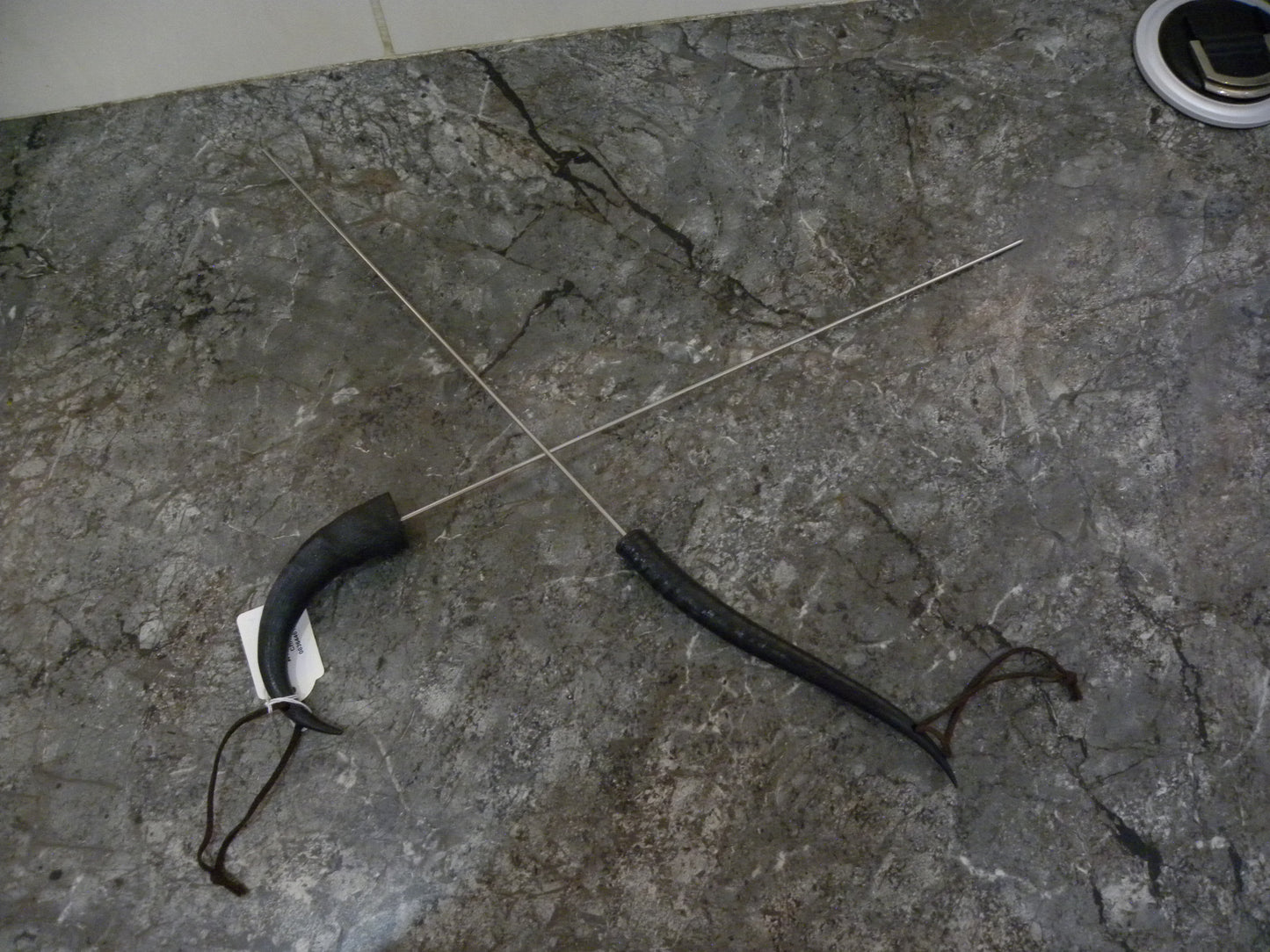 Marshmallow Braai-fork with Springbok horn