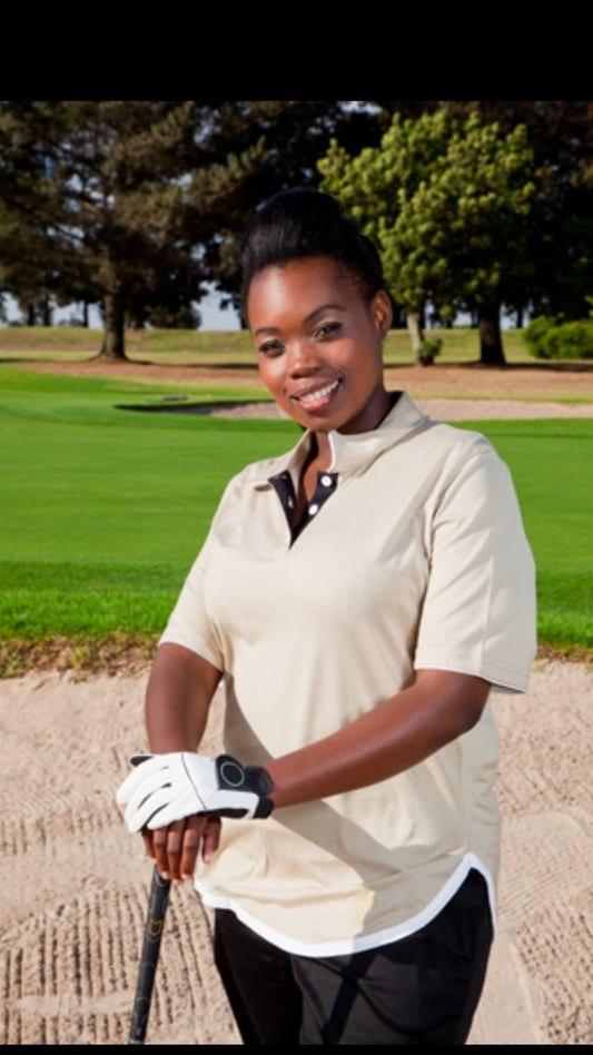 Unique Shirt - Khaki, White and Navy