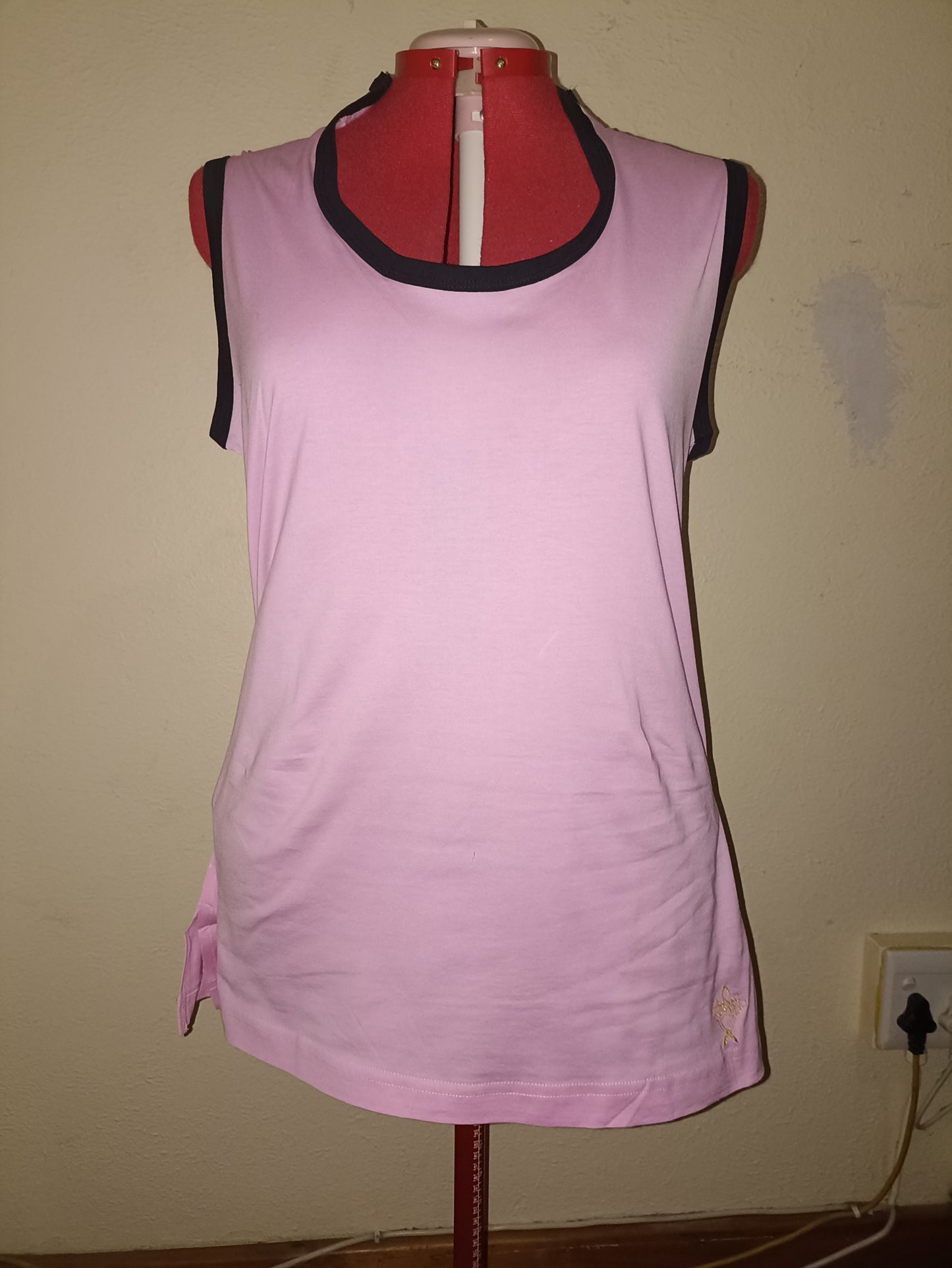 Sporti Shirt - Pink and Navy