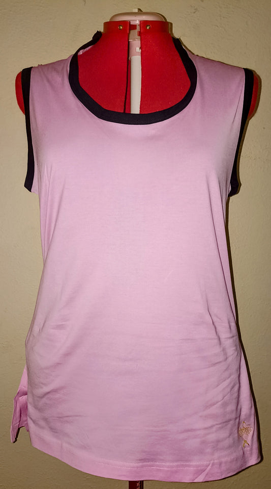 Sporti Shirt - Pink and Navy