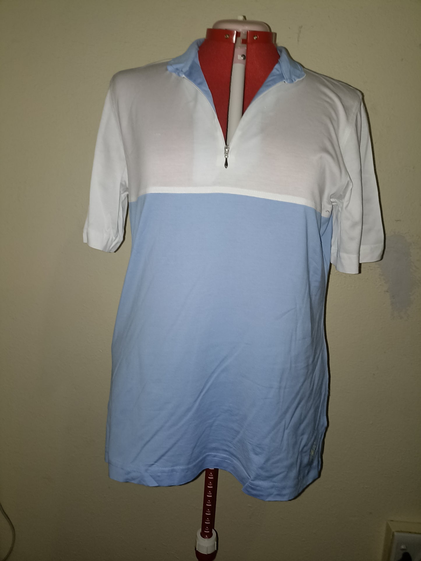Versatile Shirt - White and Light Blue