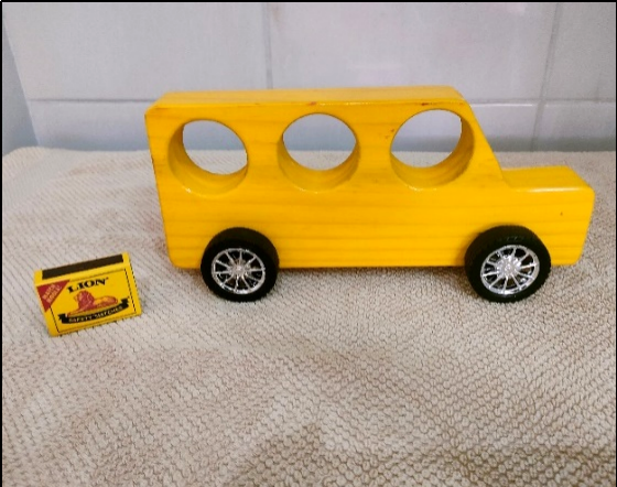 Wooden Bus - Large