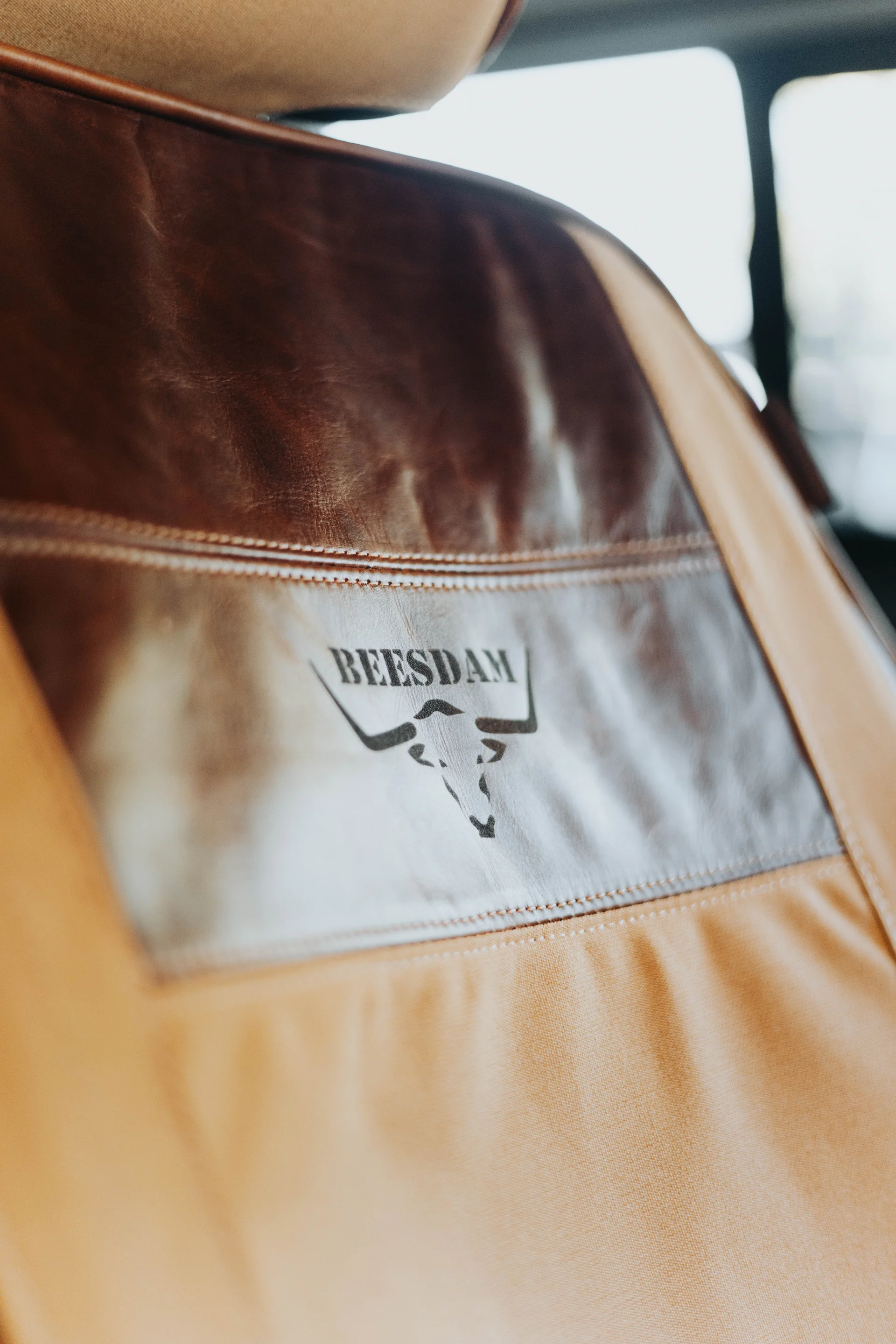 Beesdam Seat Covers fitted to a vehicle interior
