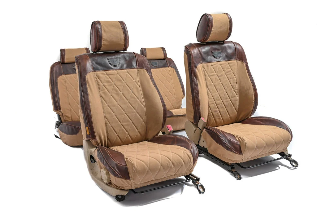 Legacy Premium quilted seat cover in Charcoal with piped edges