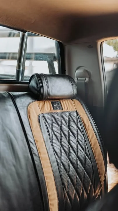 Legacy Pro flagship seat cover in Sand beige leather-look upholstery